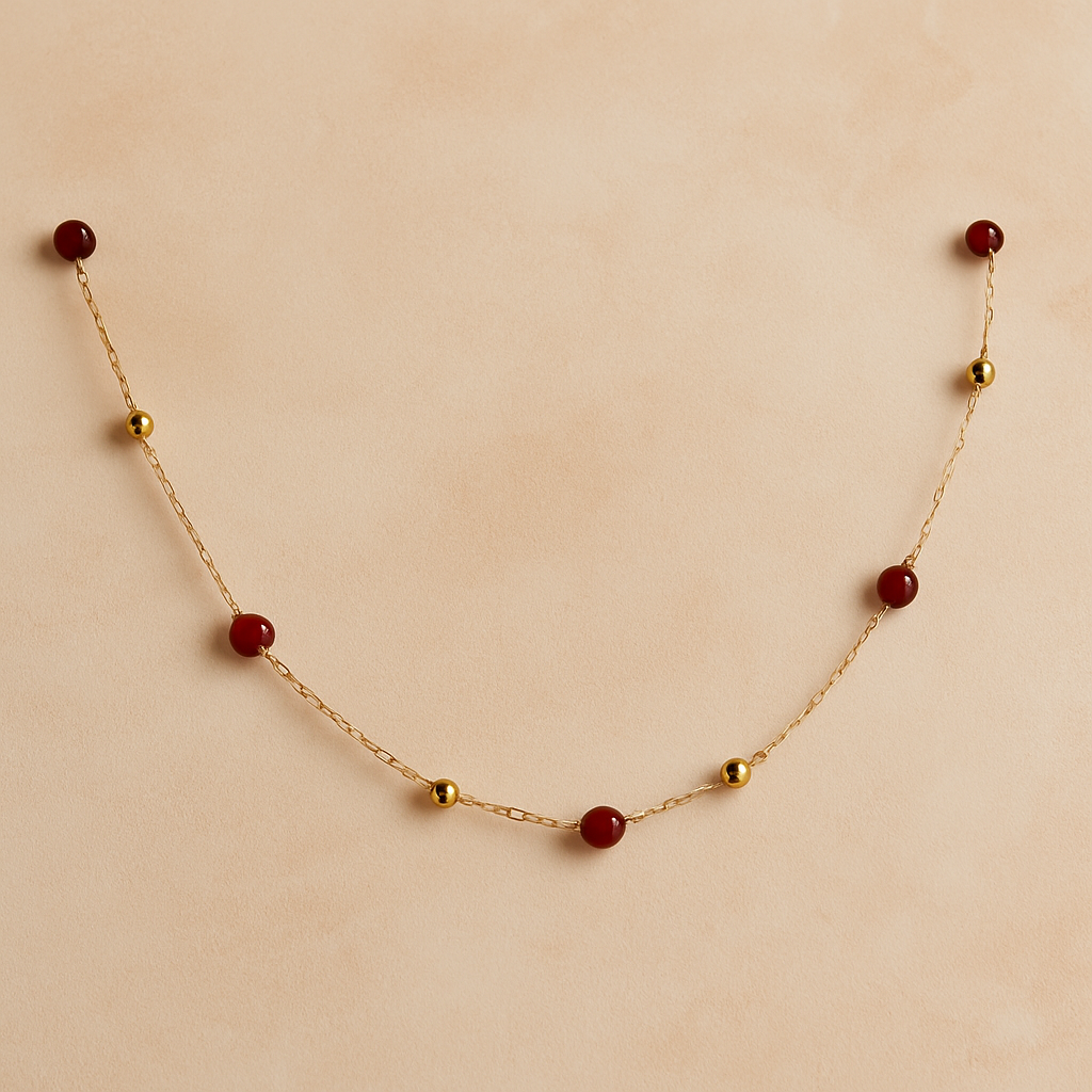 Rhodolite Choker Set