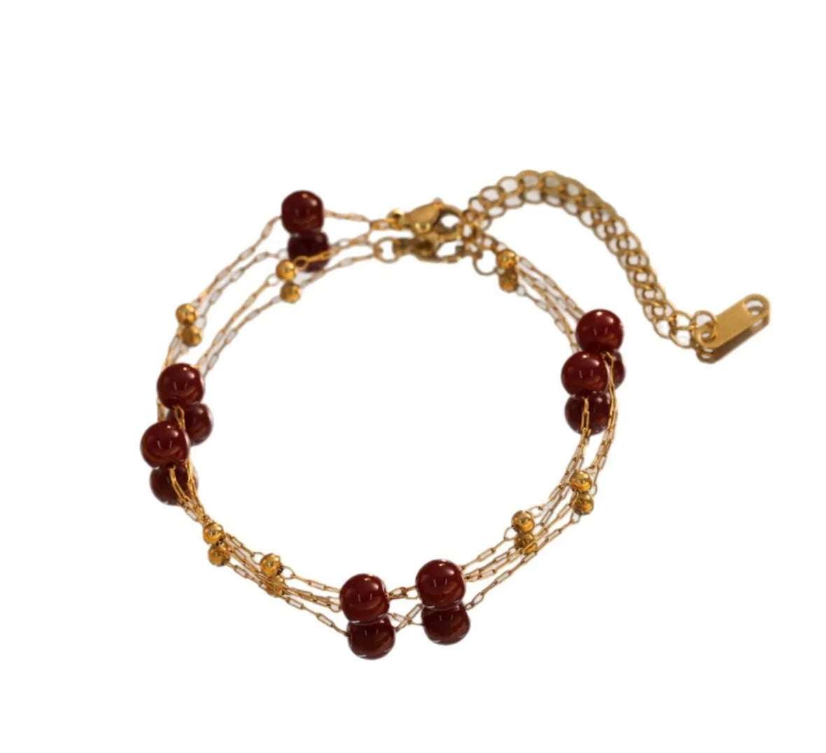 Rhodolite Choker Set